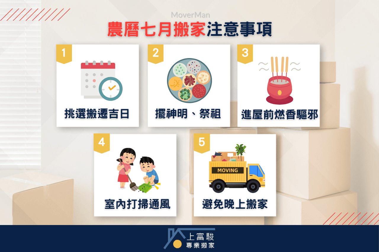農曆七月搬家注意事項有哪些？