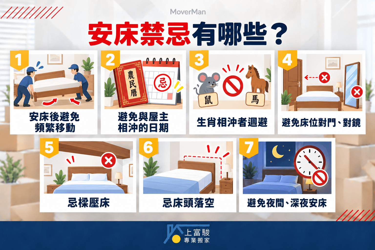 7大安床禁忌